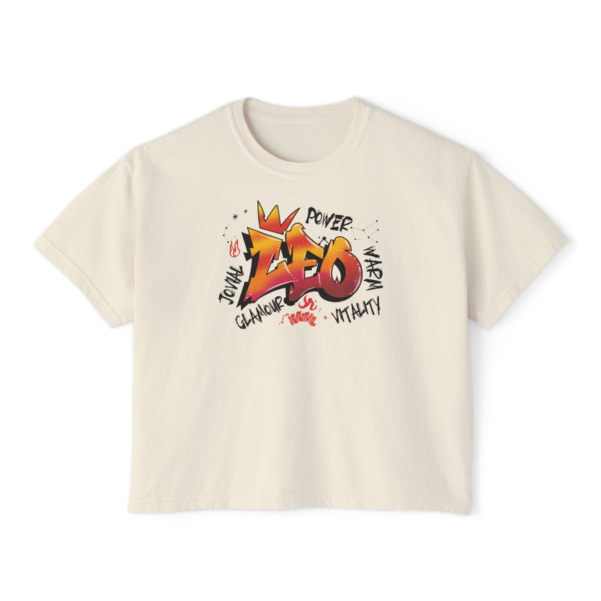 Leo Street Art Women's Boxy Tee