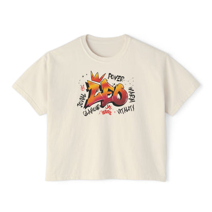 Leo Street Art Women's Boxy Tee