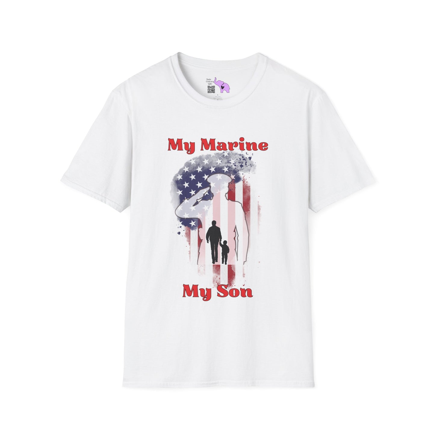 My Marine My Son (Dad) Adult T-shirt