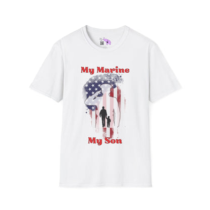 My Marine My Son (Dad) Adult T-shirt
