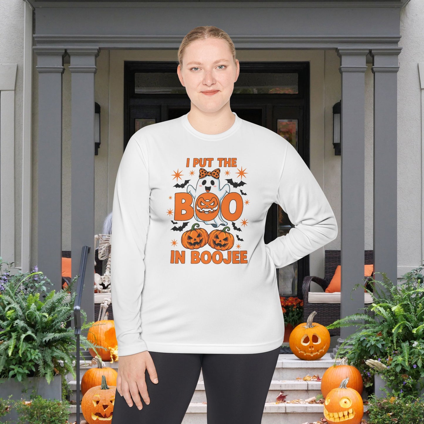I Put the Boo in Boojee Adult Long Sleeve Tee