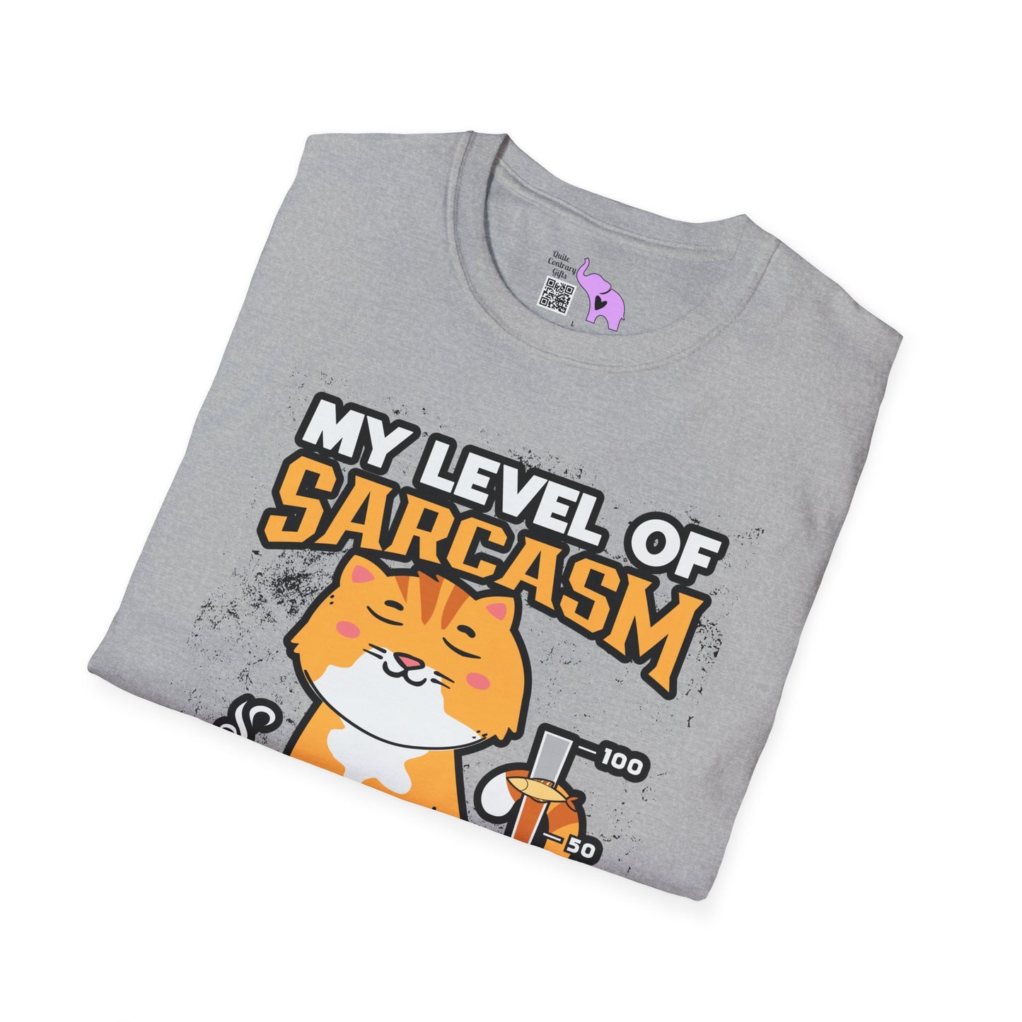 My Level of Sarcasm Adult T-shirt