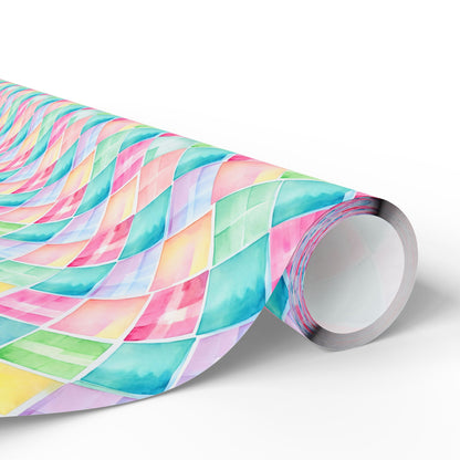 Watercolor Weave Wrapping Paper