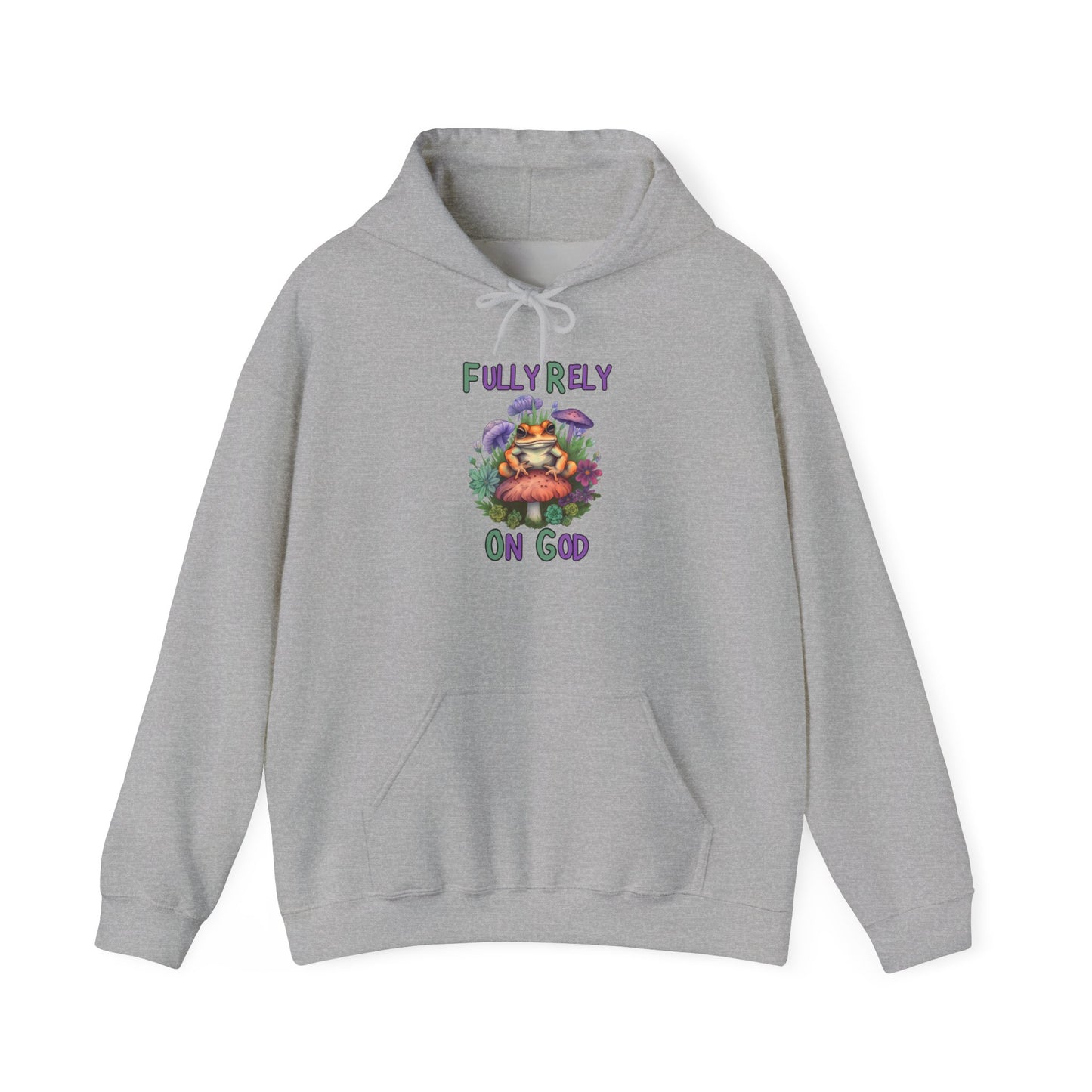 Fully Rely On God Heavy Blend™ Hooded Sweatshirt