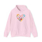 School Supply Heart Heavy Blend™ Hooded Sweatshirt