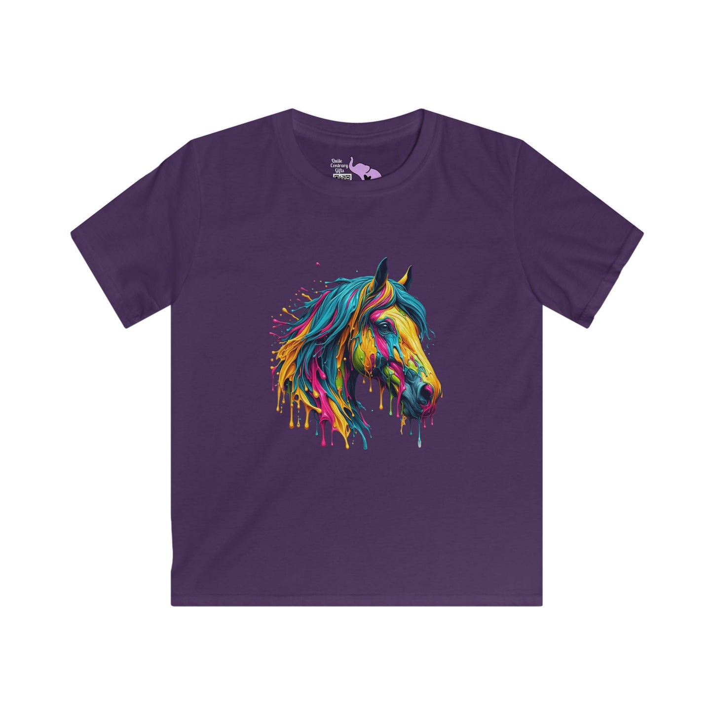 Colorful Horse Youth Softstyle Tee