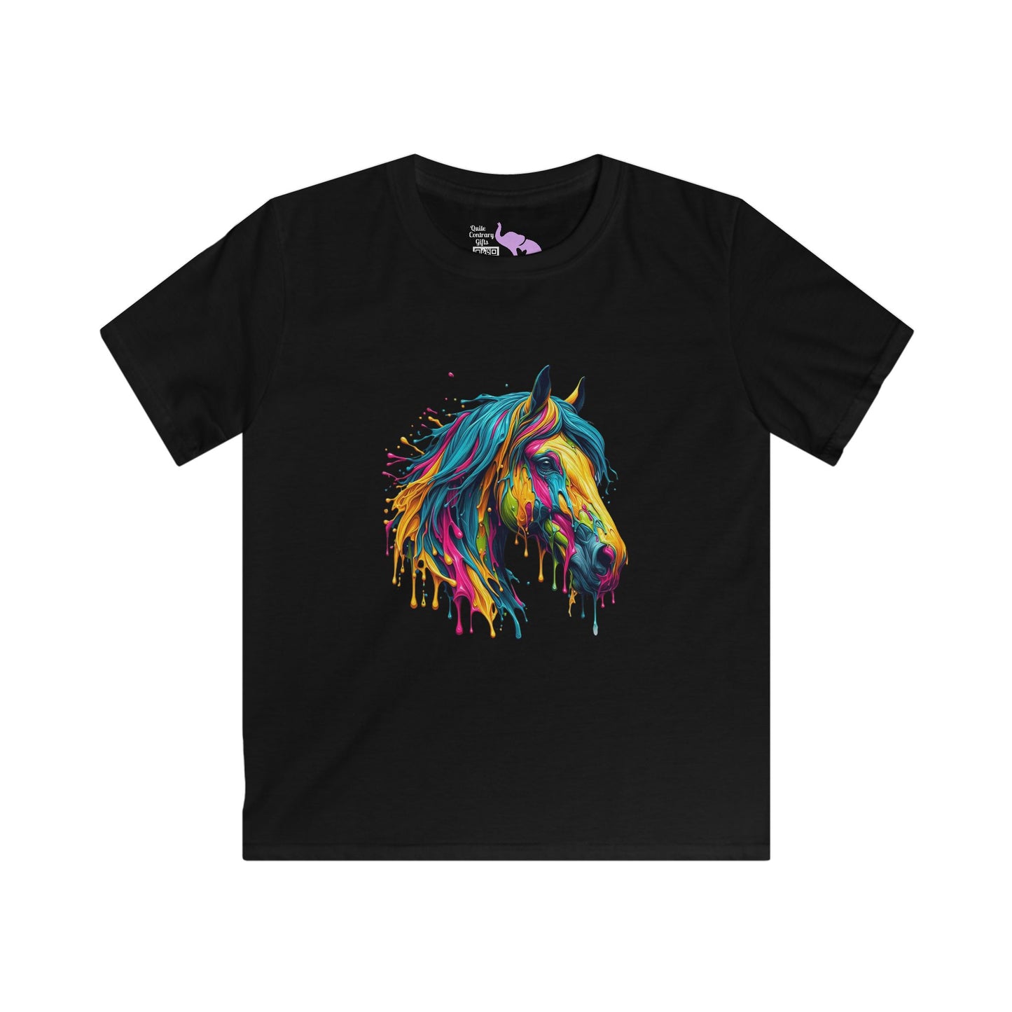 Colorful Horse Youth Softstyle Tee