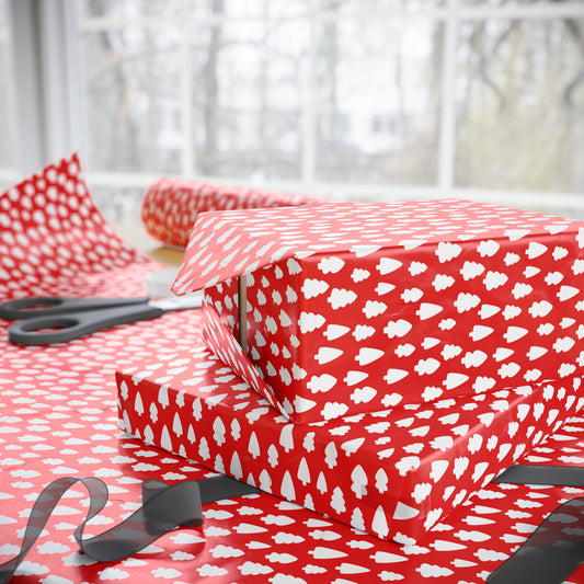 Festive Silhouettes Wrapping Paper