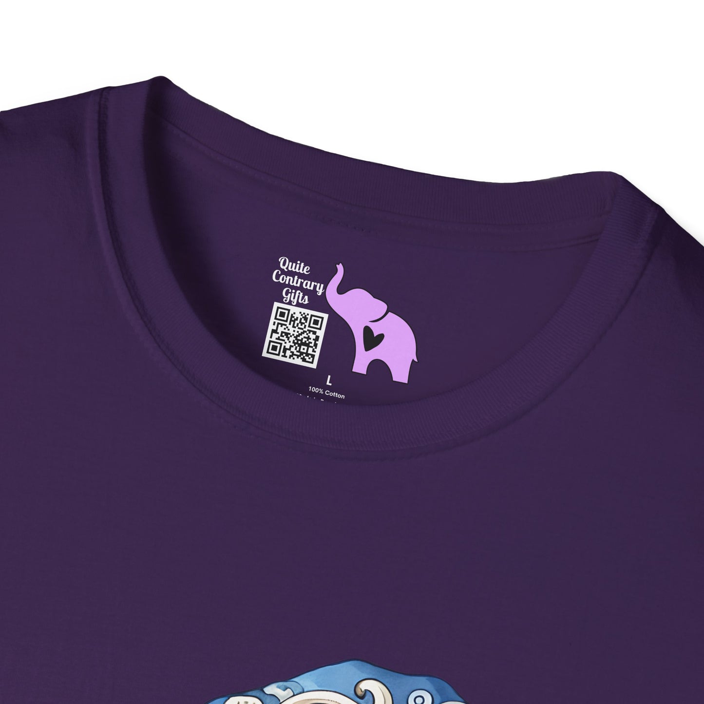 Blue & Silver Witch Hat Adult Unisex Tshirt