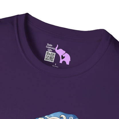 Blue & Silver Witch Hat Adult Unisex Tshirt