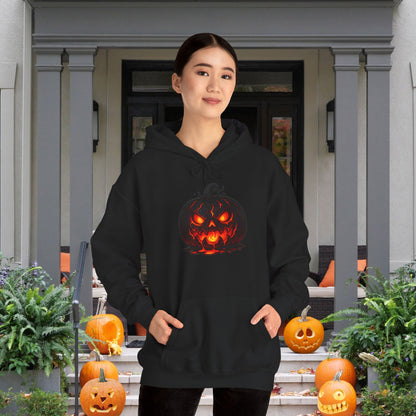 ""Inferno Jack-O’-Lantern Adult Hooded Sweatshirt