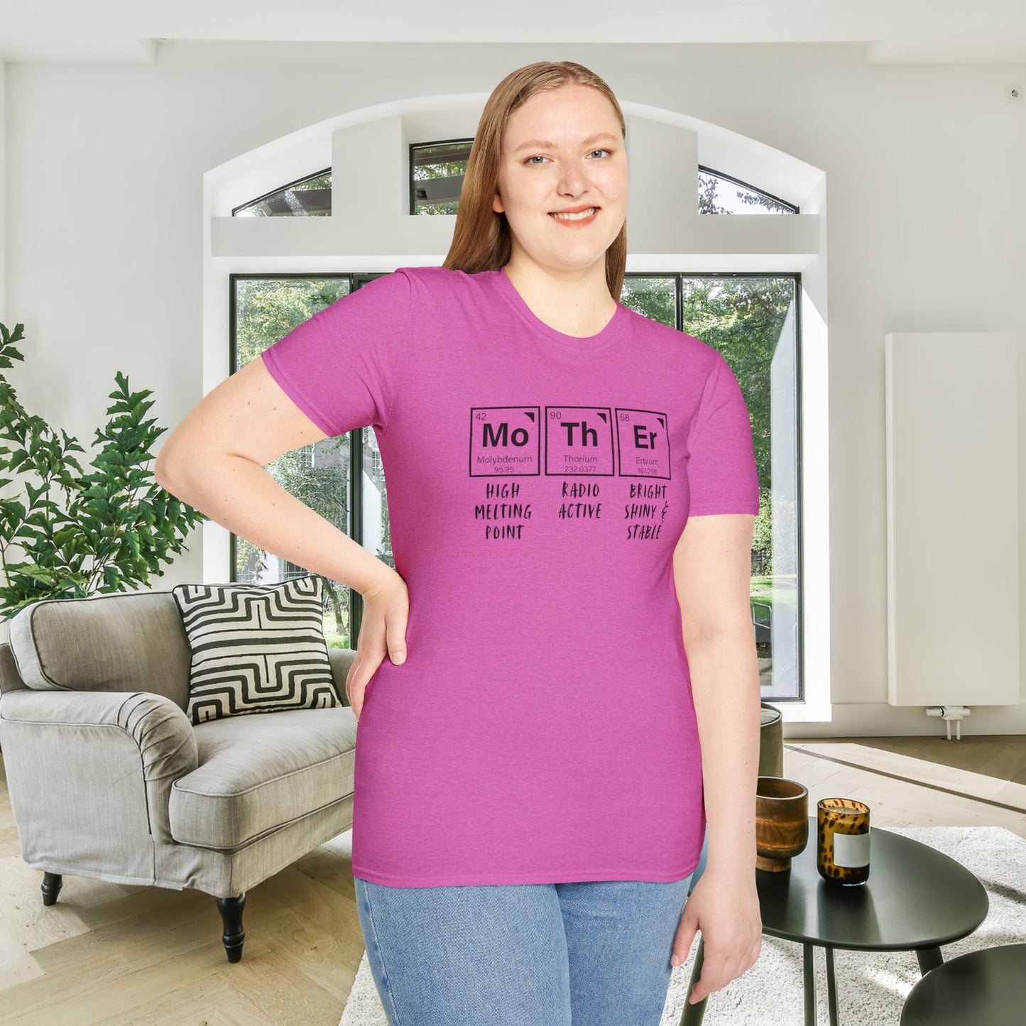 Mother Periodic Table Elements Adult T-shirt
