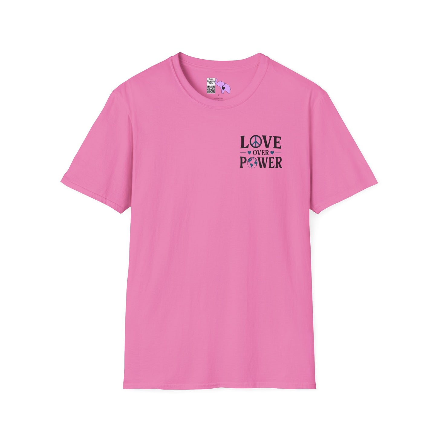 ""When the Power of Love Overcomes the Love of Power, the World Will Know Peace Adult T-shirt