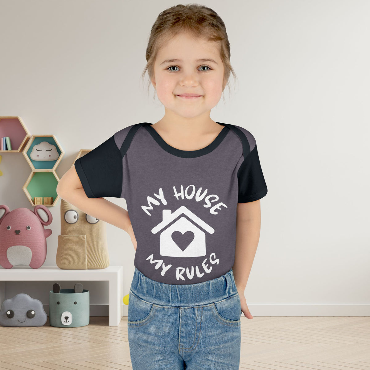 My House My Rules Infant Baby Rib Bodysuit