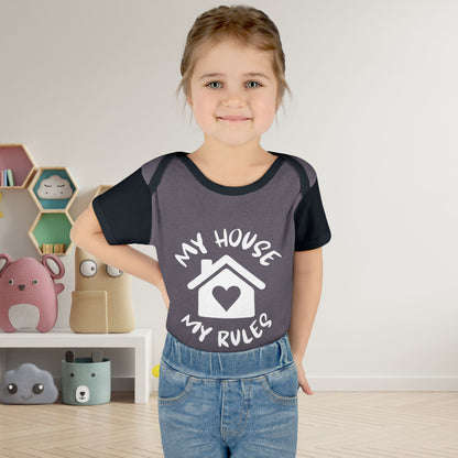 My House My Rules Infant Baby Rib Bodysuit