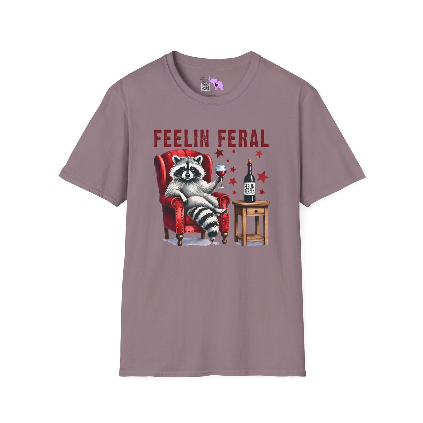 Feelin Feral (Wine) Adult T-shirt