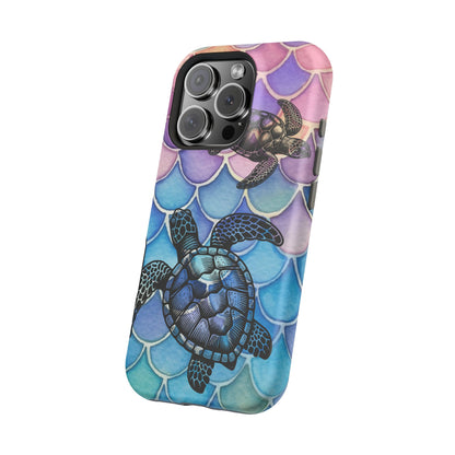 Sea Turtle Silhouette MagSafe® Compatible Tough Case for iPhone