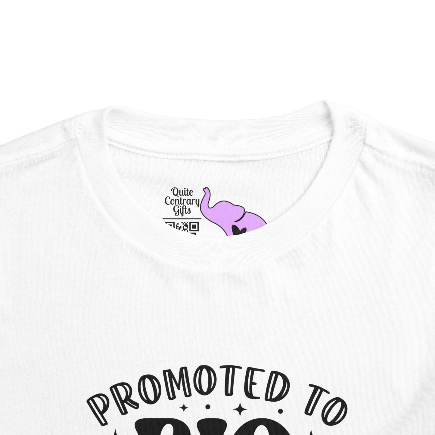 Promoted to Big Sister (Script) Toddler Tee