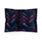 Velvet Angles Print Microfiber Pillow Sham