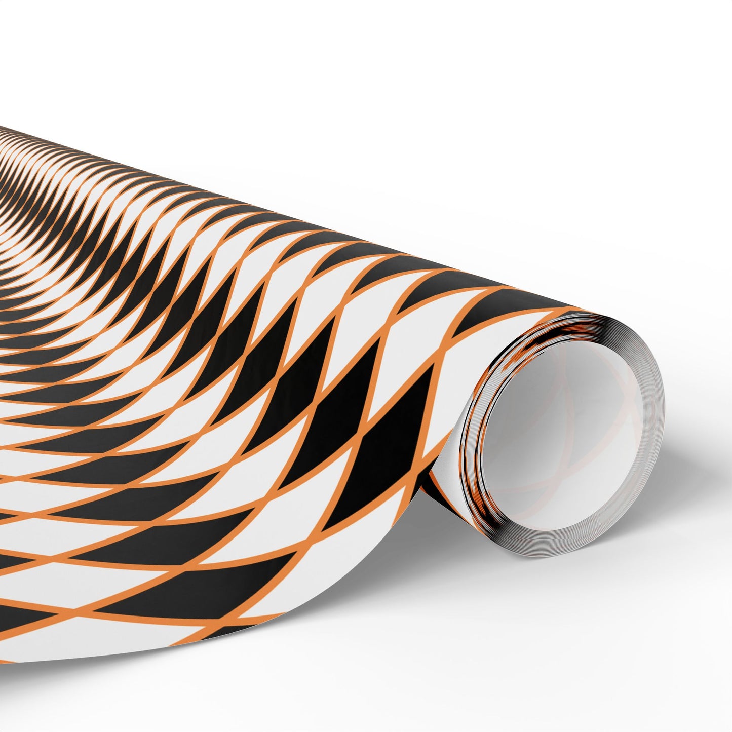 Midnight Ember Harlequin Wrapping Paper