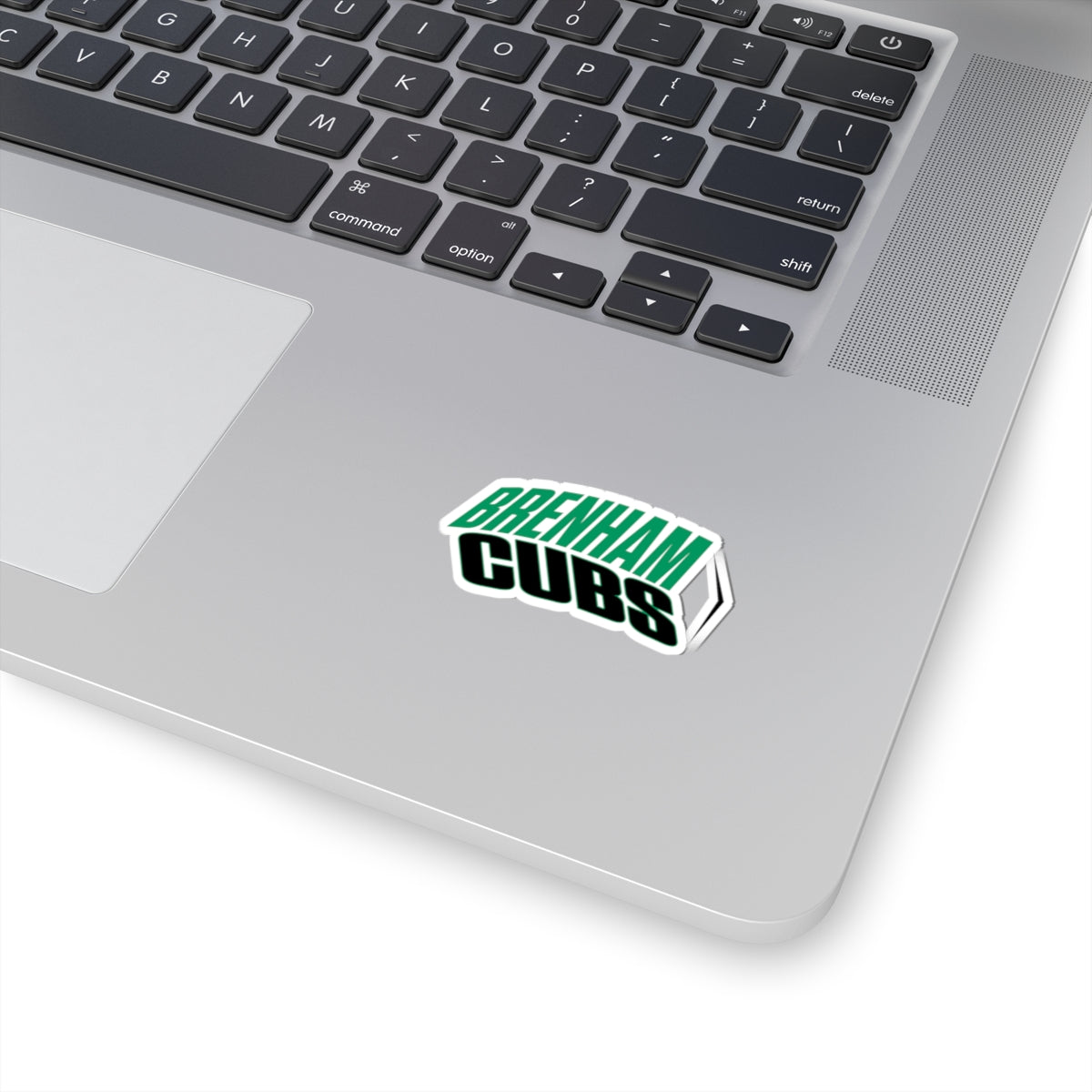 Brenham Cubs (Angled, Black) Kiss-Cut Decal