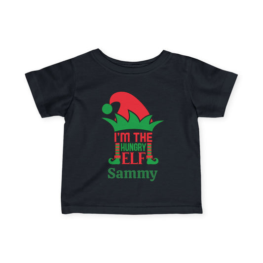 I'm The Hungry Elf Personalized Infant Soft T-Shirt