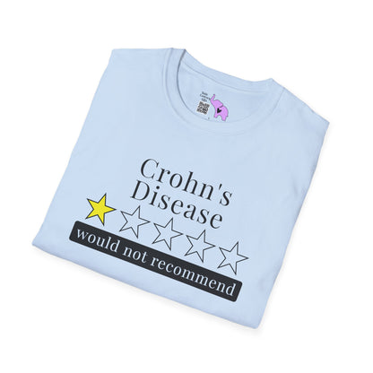 Crohn's Disease 1 Star Would Not Recommend Adult T-shirt