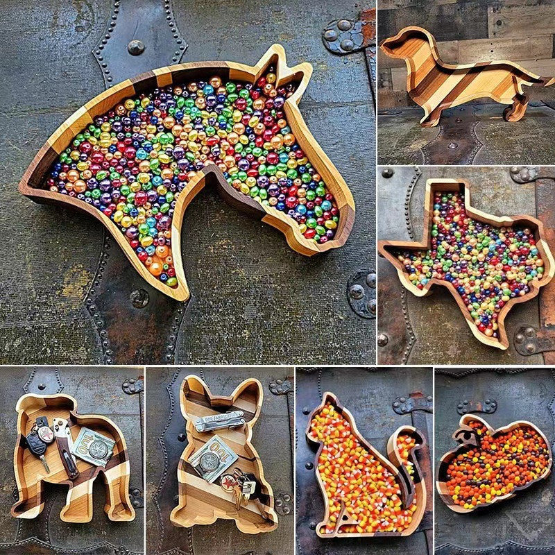 Basswood Snack Trays in Fun Animal & Character Shapes