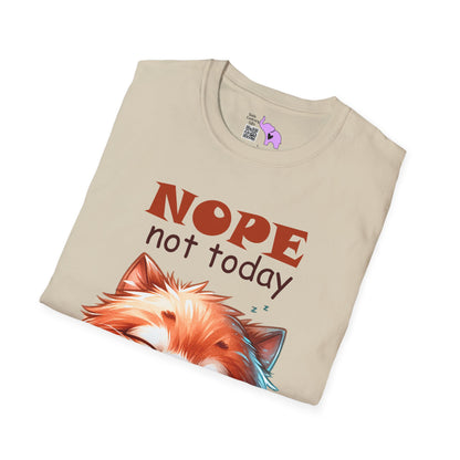 Nope Not Today; Not Tomorrow Either (Cat) Adult T-shirt