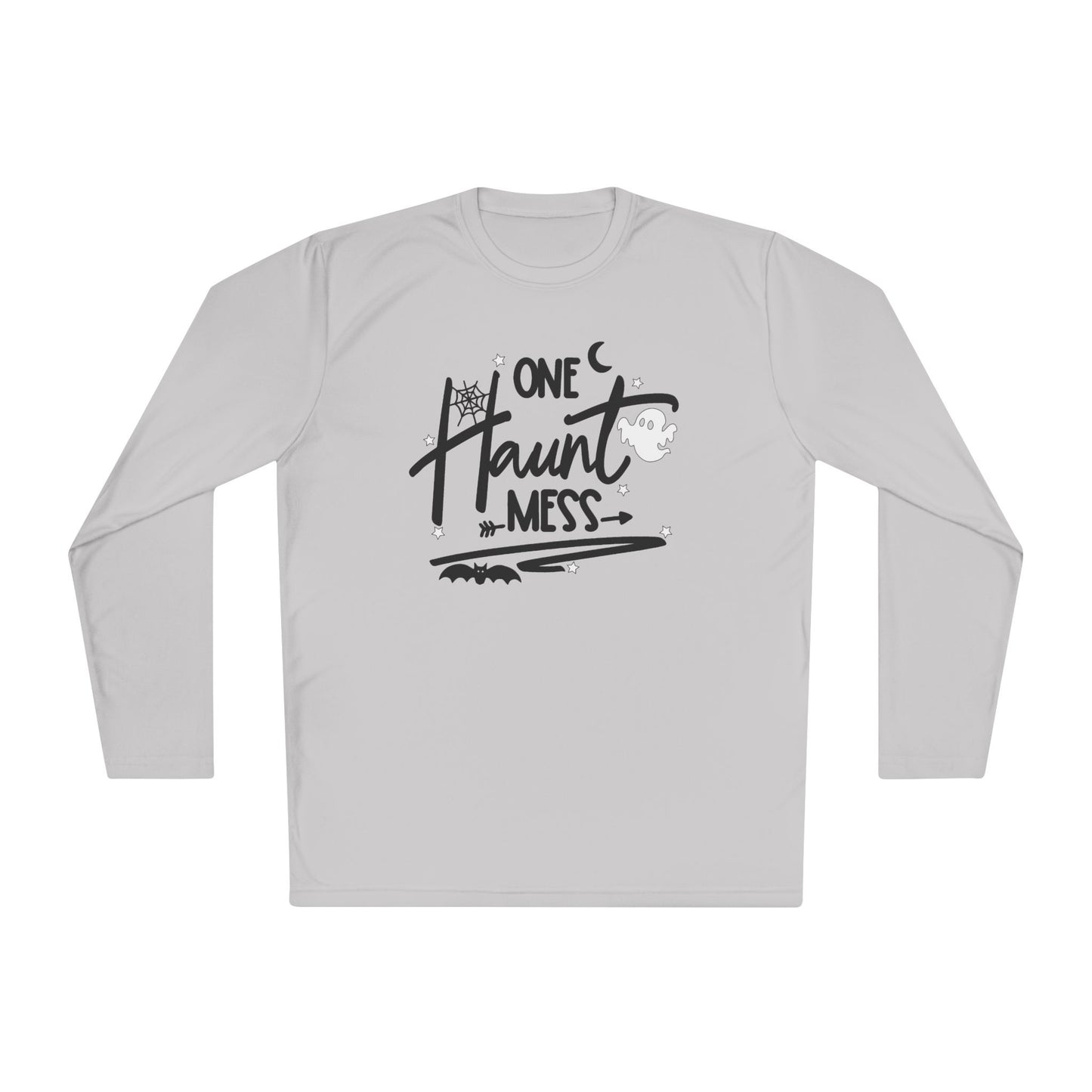 One Haunt Mess Adult Long Sleeve Tee