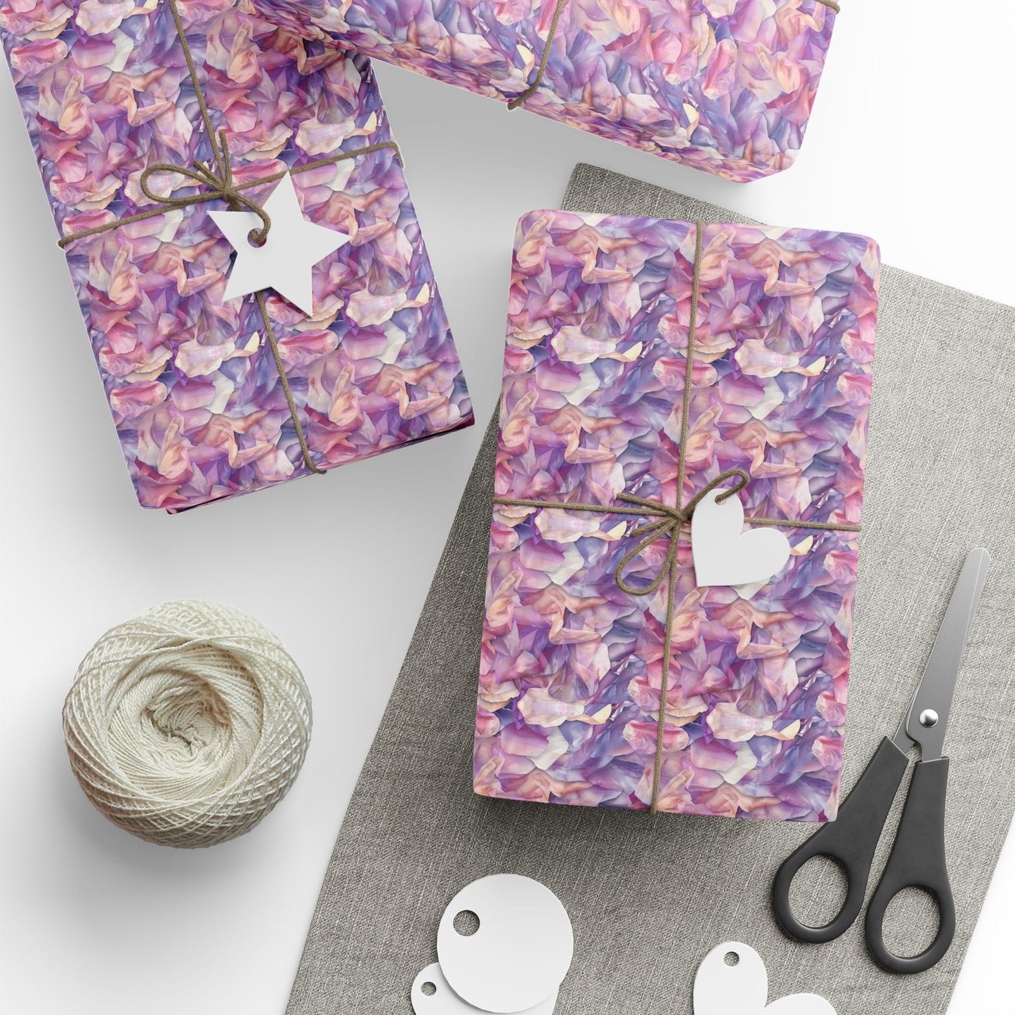 Ethereal Bloomscape Wrapping Paper