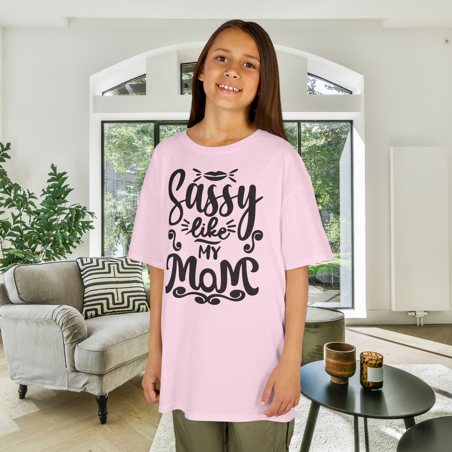 Sassy Like My Mom Kids Heavy Cotton™ Tee