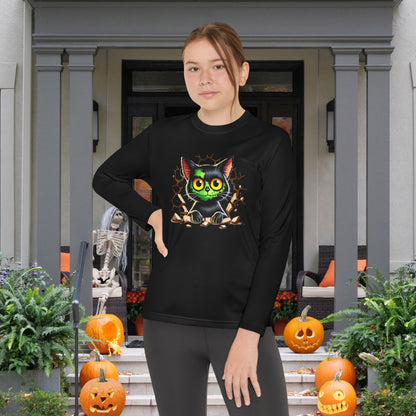 Zombie Kitty Youth Long Sleeve Tee