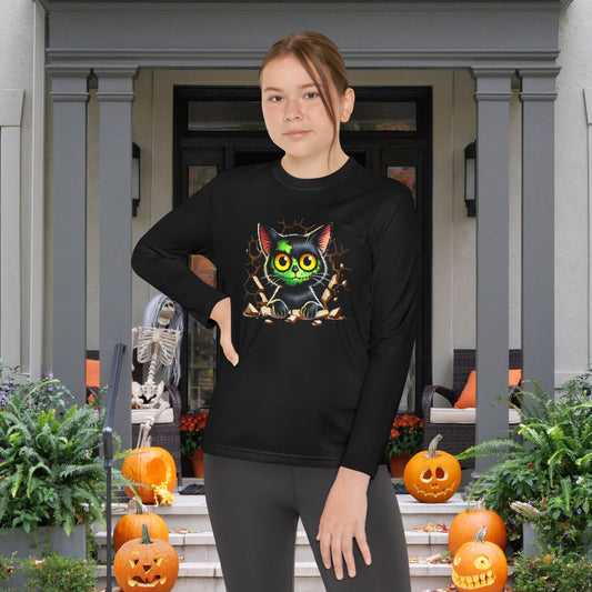Zombie Kitty Youth Long Sleeve Tee