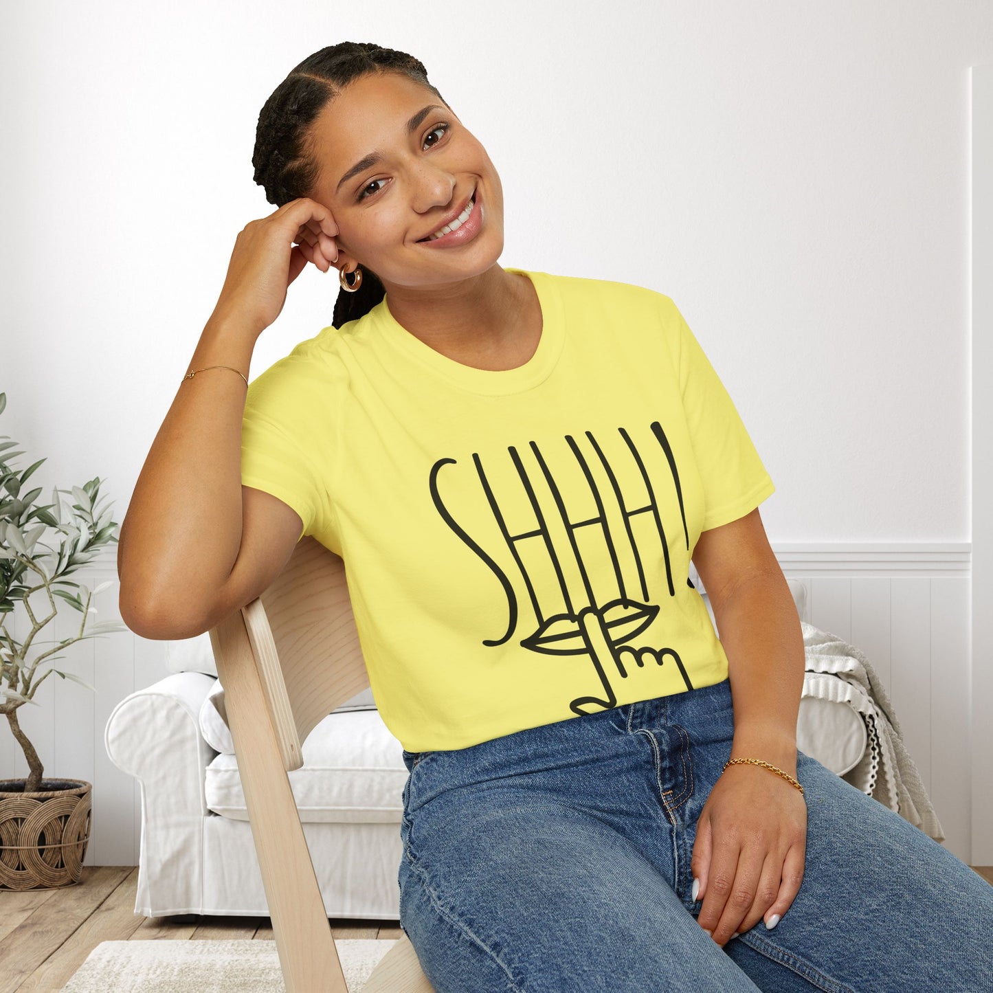 Shhh! Adult T-shirt