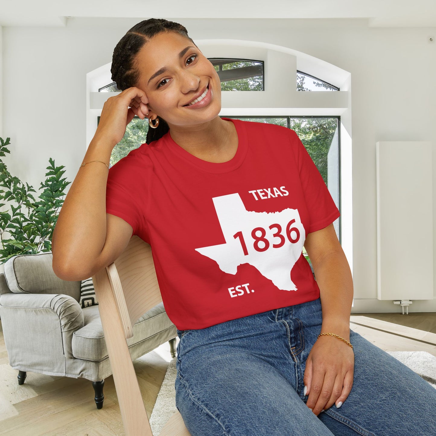 Texas Est. 1836 Adult T-shirt