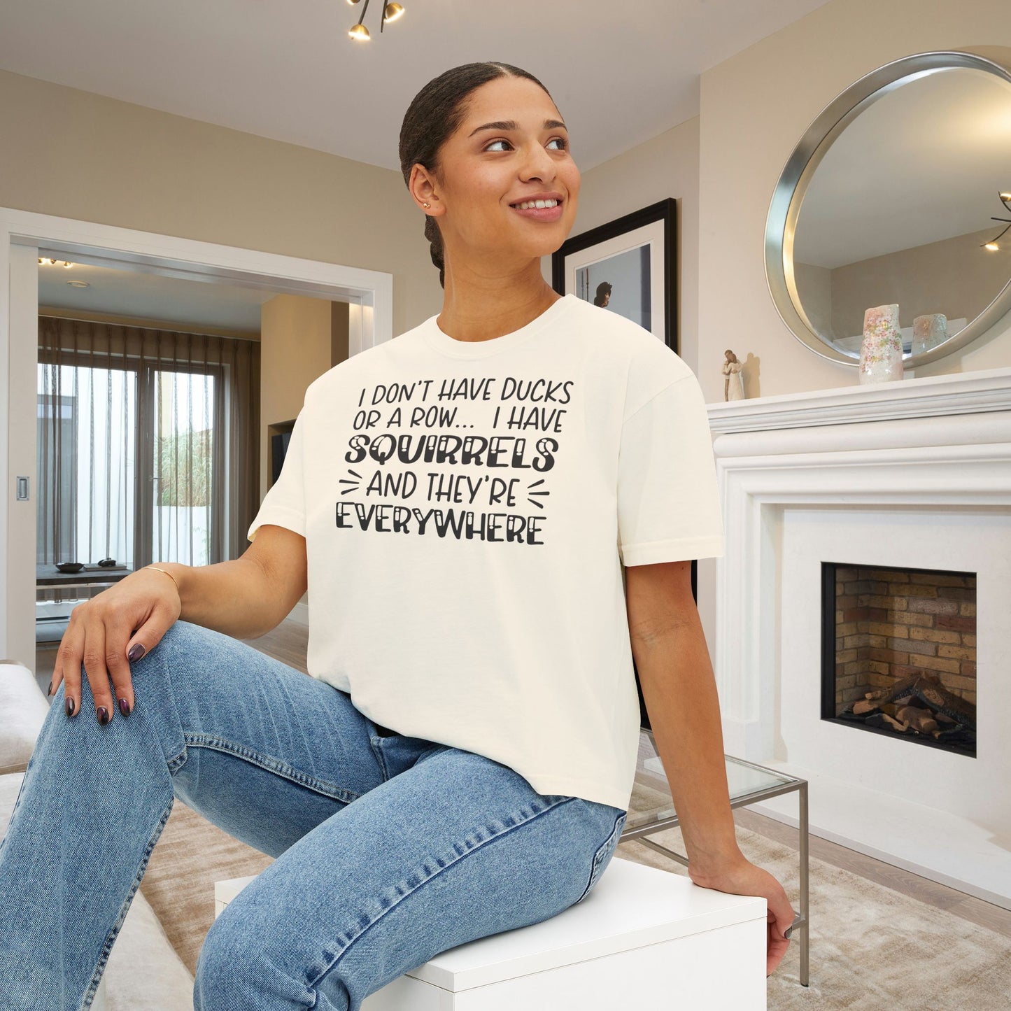 I Don't Have Ducks or A Row... Women's Boxy Tee