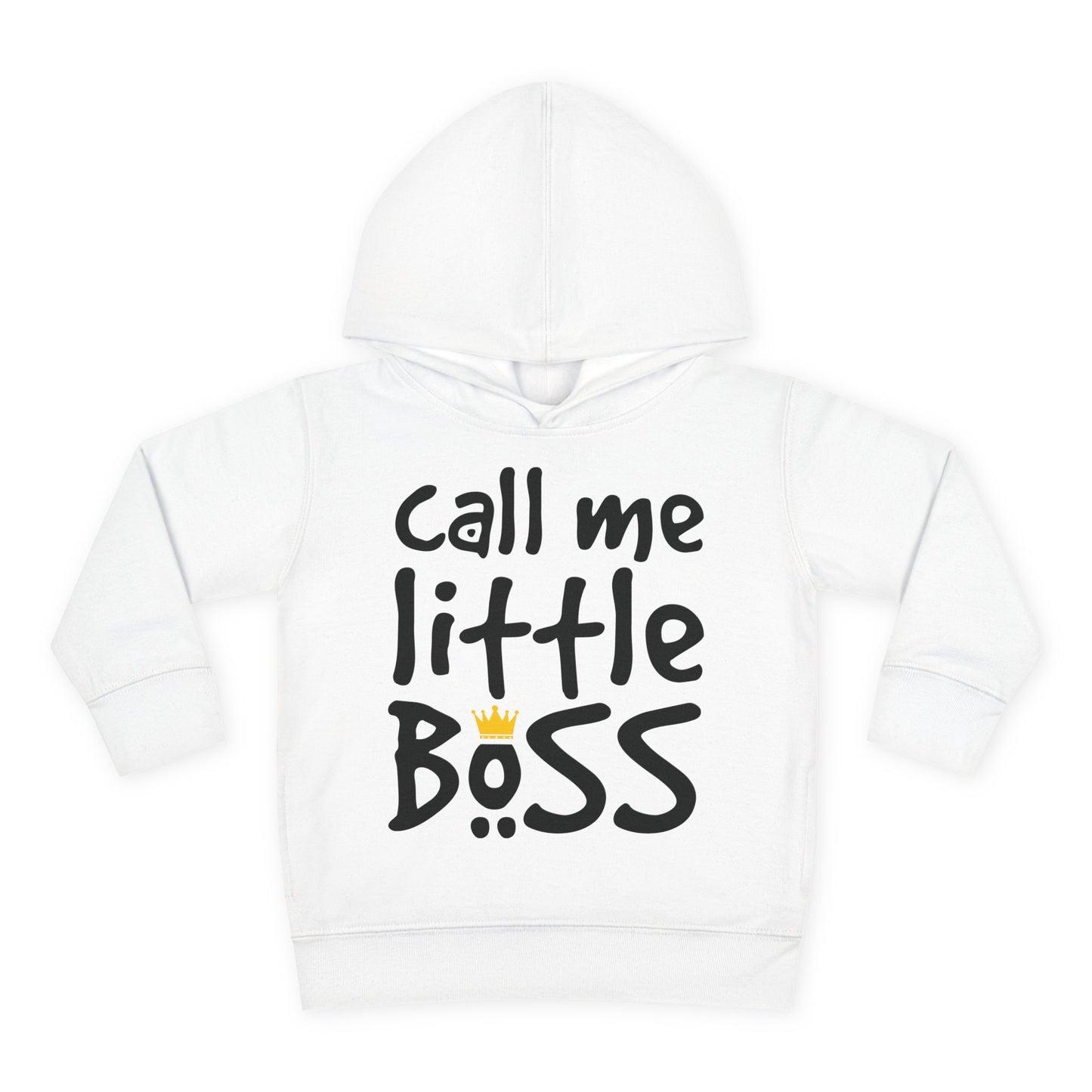 Call Me Little Boss Toddler Hoodie