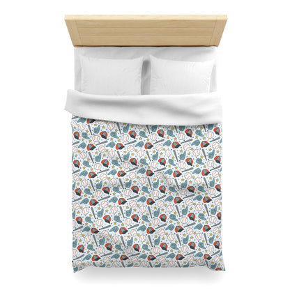 Home Run Heroes Microfiber Duvet Cover