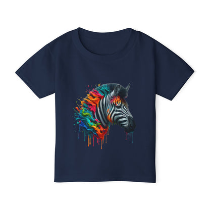 Colorful Zebra Heavy Cotton™ Toddler T-shirt