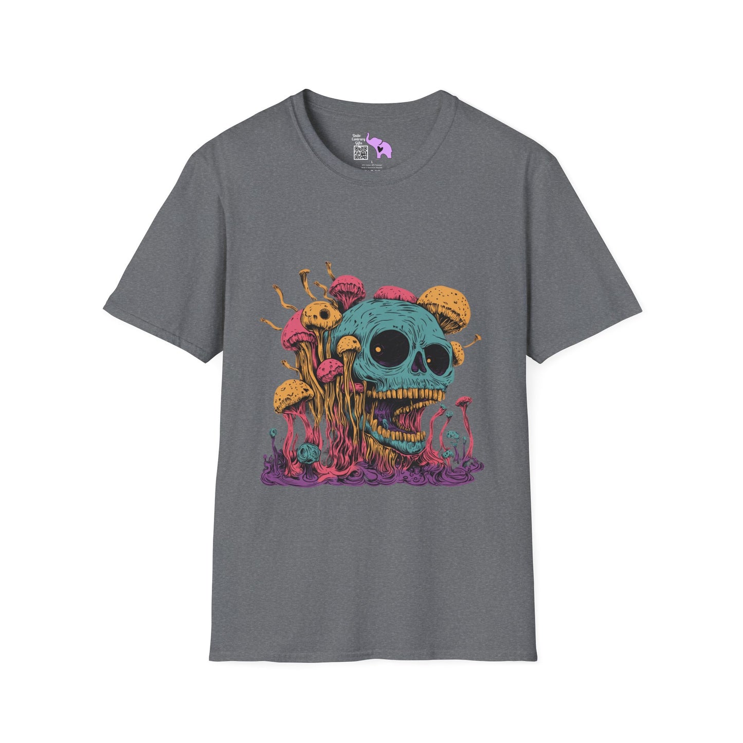 Creepy Mushroom Skull T-shirt