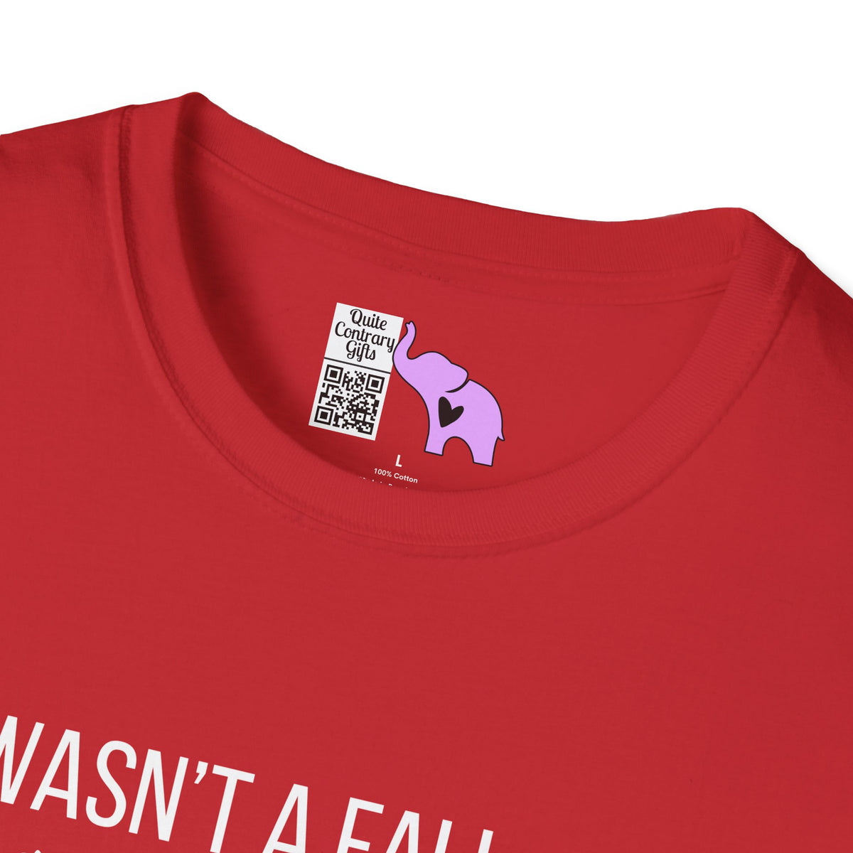 It Wasn't A Fall, Just A Random Gravity Check Adult T-shirt