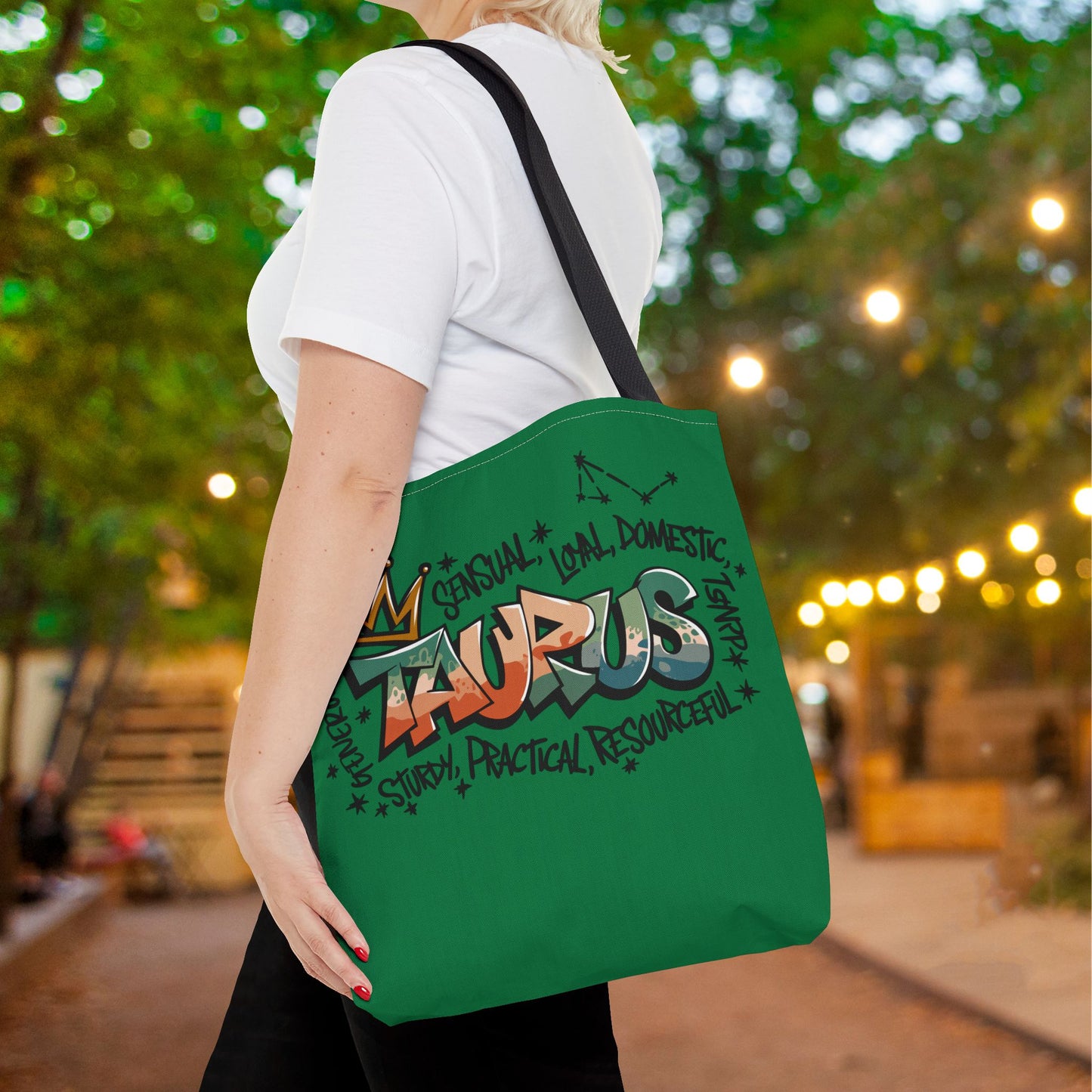 Taurus Street Art Canvas Tote Bag