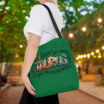 Taurus Street Art Canvas Tote Bag