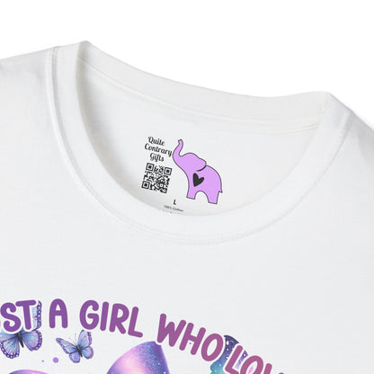 Just A Girl Who Loves Elephants Adult T-shirt