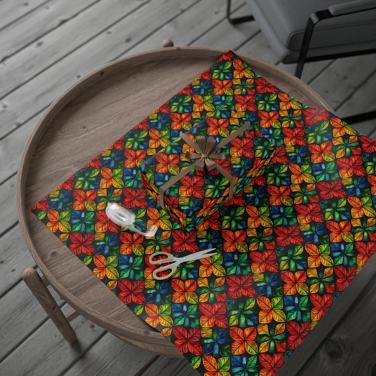 Kinara Radiance Kwanzaa Wrapping Paper