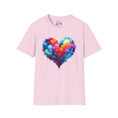 All the Feels Heart Adult T-shirt