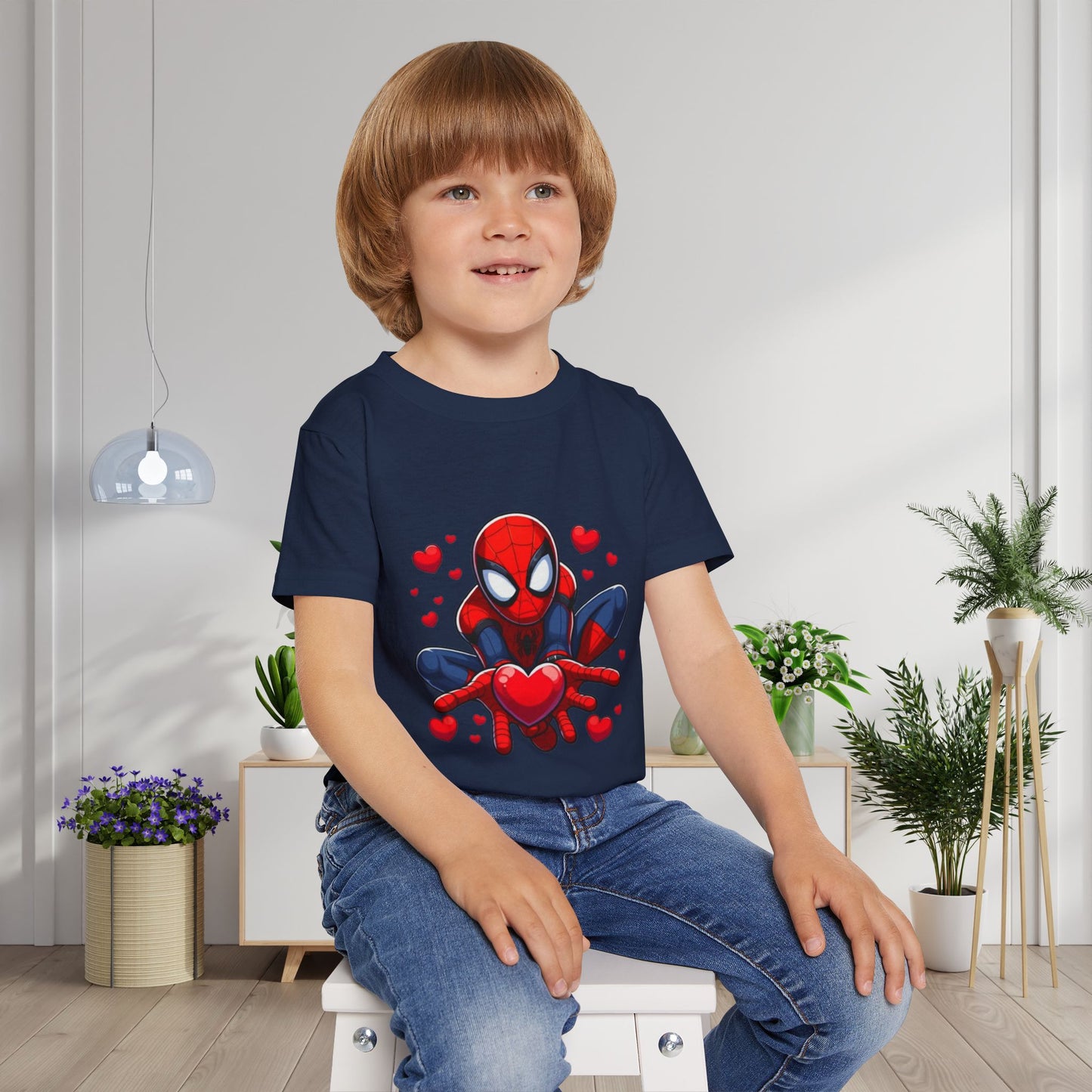 Valentines Spiderman Heavy Cotton™ Toddler T-shirt