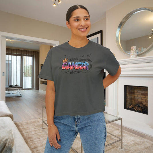 Cancer Street Art Women's Boxy Tee