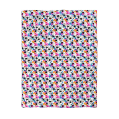 Watercolor Daisy Dream Microfiber Duvet Cover